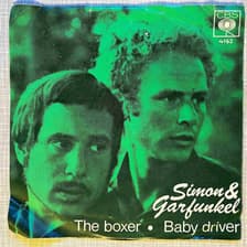 Tumnagel för auktion "SIMON & GARFUNKEL - THE BOXER. VINYL 7" SINGEL SC -69. FOLK-ROCK"