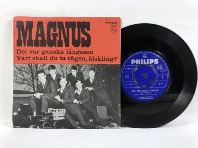 Tumnagel för auktion "MAGNUS KVINTETT - Det Var Ganska Längesen - Swe 7" singel 1967 - EX/EX-"