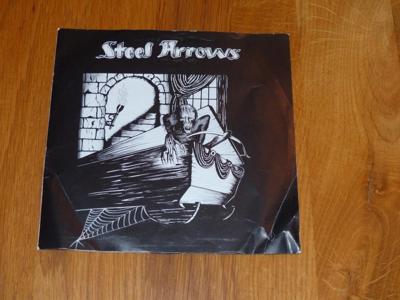 Tumnagel för auktion "Hårdrock Steel Arrows – Loud Guitars 1983 Svensk Hårdrock"