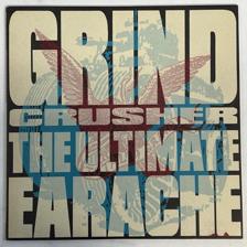 Tumnagel för auktion "V/A Grindcrusher - The Ultimate Earache 2xLP -91 EARACHE MOSH35"