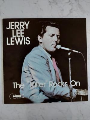 Tumnagel för auktion "Lp-skiva Jerry Lee Lewis, The "killer" rocks on"