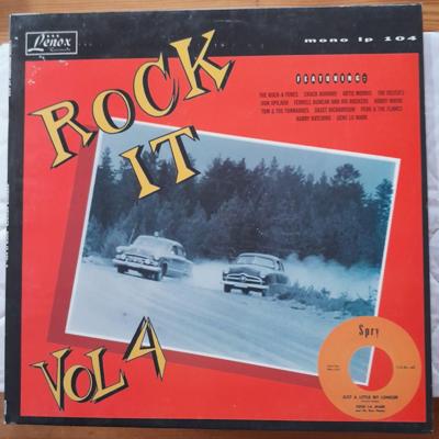 Tumnagel för auktion "V/A Rock It Vol 4 LP"
