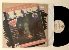 Tumnagel för auktion "ZZ TOP 1977 kanonskick Vinyl LP POP ROCK"