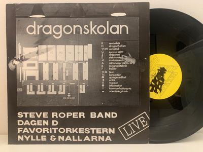 Tumnagel för auktion "V/A- ’Dragonskolan Live’ (Brute Force, 1981) MEGA RARE! STEVE ROPER!"