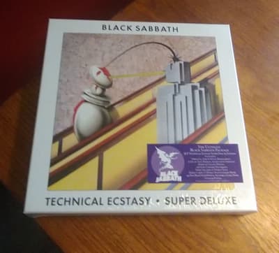 Tumnagel för auktion "Black Sabbath Technical Ecstasy Super Delux 5 Lp Box Set"