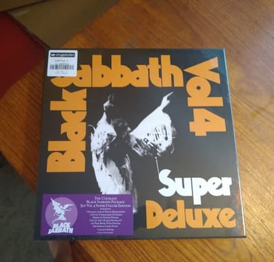 Tumnagel för auktion "Black Sabbath Vol 4 Super Delux 5 Lp Box Set"