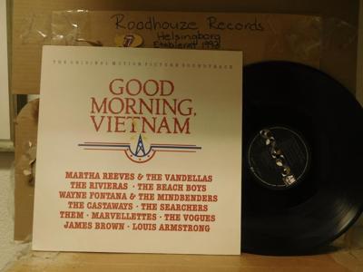 Tumnagel för auktion "GOOD MORNING VIETNAM - SOUNDTRACK - V/A - BEACH BOYS"