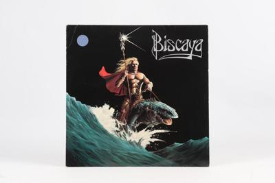 Tumnagel för auktion "Biscaya "S/T" Heavy Metal 1983"