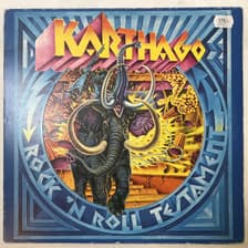 Tumnagel för auktion "KARTHAGO rock n roll testament LP -74 Ger BACILLUS BLPS 19201 Q"