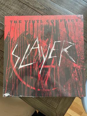 Tumnagel för auktion "Slayer the vinyl conflict vinyl box (11xvinyl) oöppnad!"