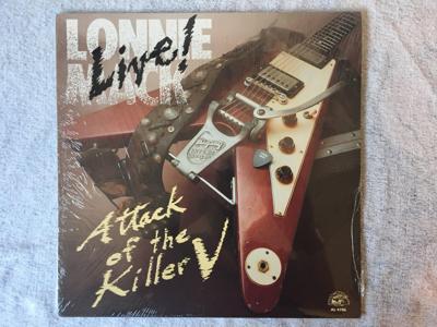 Tumnagel för auktion "LONNIE MACK Live Attack Of The Killer V LP -90 US ALLIGATOR AL 4786 Sealed"