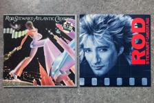 Tumnagel för auktion "Rod Stewart Atlantic crossing 1975 Camouflage 1984 2 LP Pop Vinyl Sailing Rock"