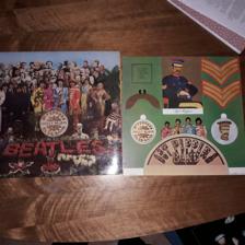 Tumnagel för auktion "BEATLES - Sgt. Peppers Lonely Hearts Club Band - LP -67 ENGLAND "