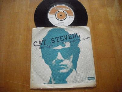 Tumnagel för auktion "Cat Stevens"A Bad Night"1967 Deram DM 140 UK  VG 7"
