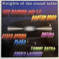 Tumnagel för auktion "V/A knights of the round table LP -84 Swedish disco / boogie compilation"