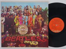 Tumnagel för auktion "BEATLES - Sgt. Pepper's Lonely Hearts Club Band - US LP - GATEFOLD - FINT EX!"