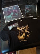 Tumnagel för auktion "The Hellacopters - Eyes Of Oblivion LP Bundle Solglasögon Tshirt Action Rock"