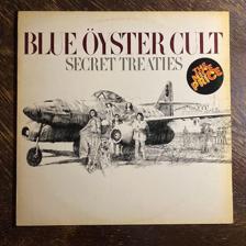 Tumnagel för auktion "BLUE ÖYSTER CULT - Secret Treaties 1974. Prog-rock. LP"