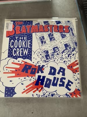Tumnagel för auktion "12" The Beatmasters feat. Cookie crew-Rok da house,Toc,1987"
