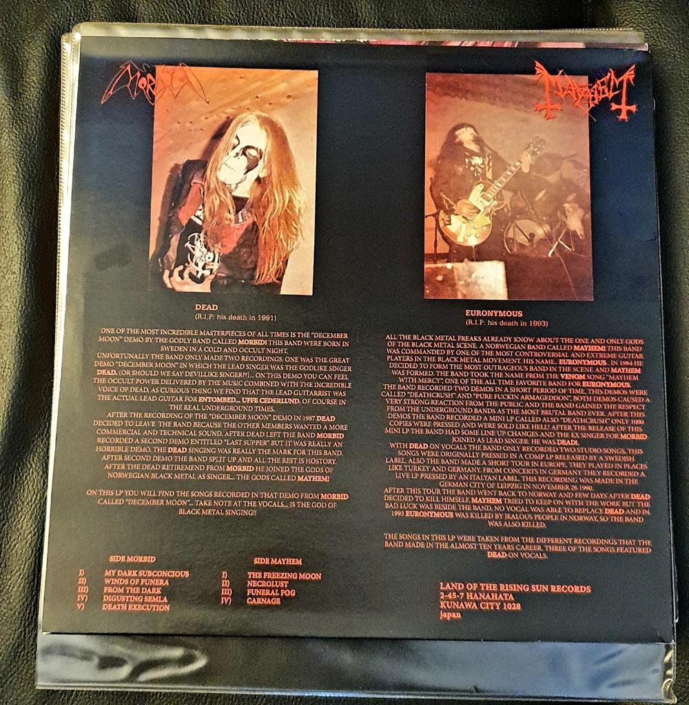 A Tribute To The Black Emperors LP Morbid/Mayhem/Black Metal 1994