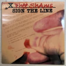 Tumnagel för auktion "THEE SHAMS Sign The Line LP 2005 US LICORICE TREE YUM-2007 ** Garage Rock **"