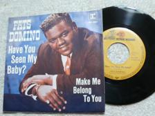 Tumnagel för auktion "FATS DOMINO - Have You Seen My Baby?      tysk press"