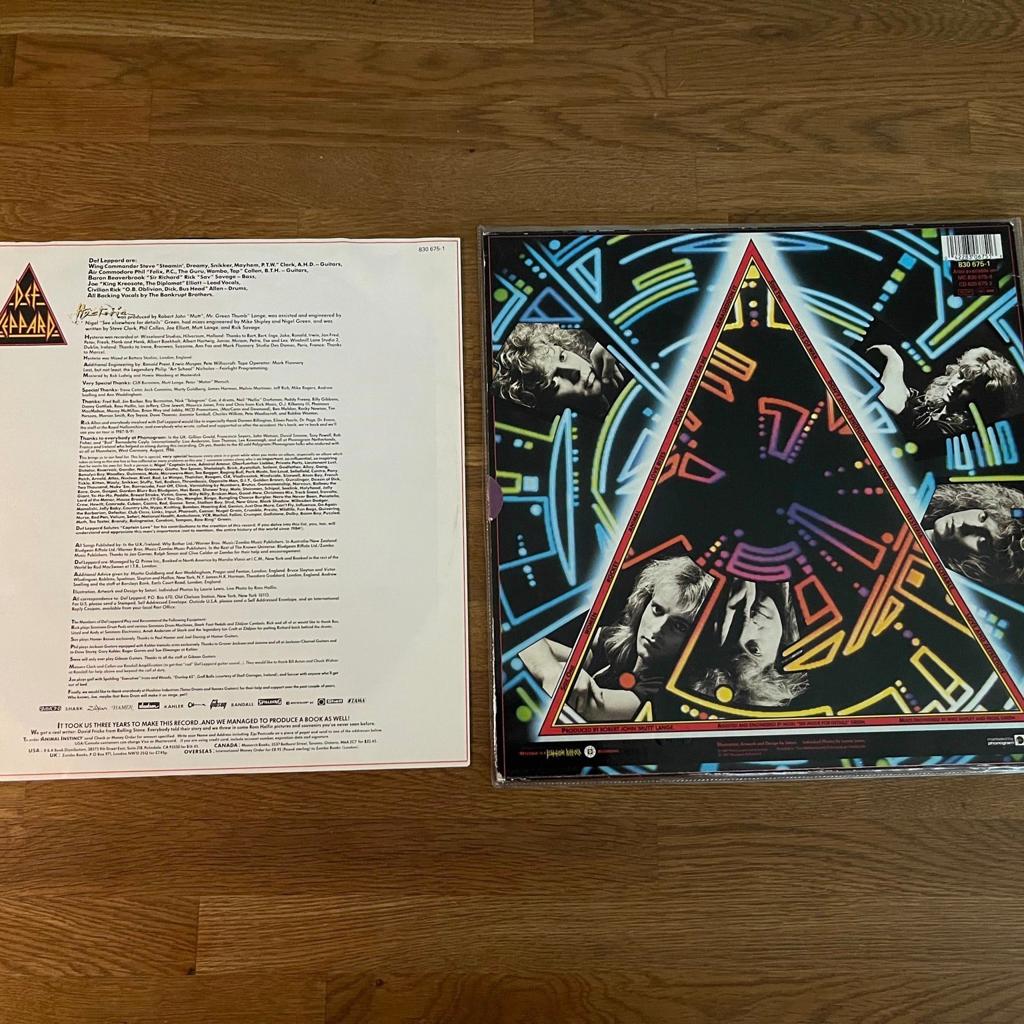 Def Leppard - Hysteria vinyl - Vinylkoll