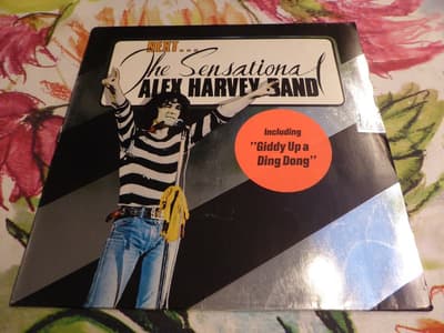Tumnagel för auktion "THE SENSATIONAL ALEX HARVEY BAND - LP - "NEXT..." - 1973 ROCK!!!"