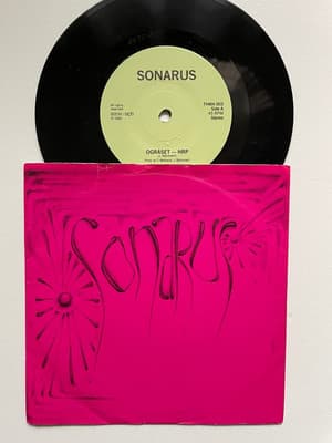 Tumnagel för auktion "SONARUS, OGRÄSET-NRP / FRAMTID NUTID, singel"