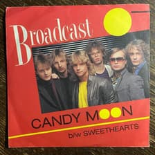 Tumnagel för auktion "BROADCAST - Candy Moon 1984. Finsk Synth-AOR-Rock! Kanonskick!"