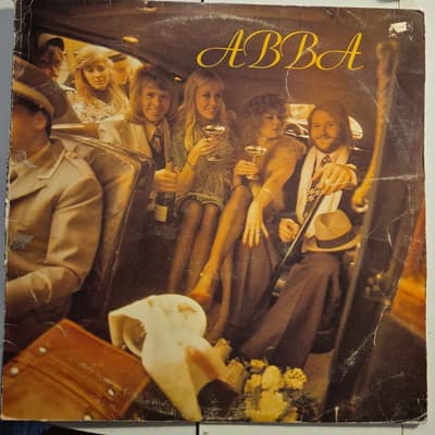 Tumnagel för auktion "ABBA 1975 Polar records Vinyl LP"