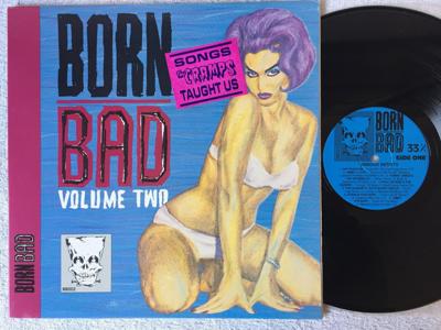 Tumnagel för auktion "V/A born bad volume 2 LP -86 BORN BAD BB002 garage rock"