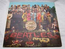 Tumnagel för auktion "The Beatles - Sgt. Pepper's Lonely Hearts Club Band, vinyl inspelad 1967"