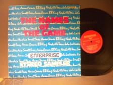 Tumnagel för auktion "THE NAMES OF THE GAME - AN ENTERPRISE SAMPLER - V/A - UK PRESS"