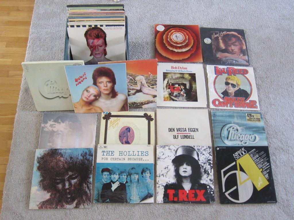 LP-skivor (vinyl) samling pop rock 60-80-tal m m - Vinylkoll