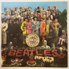 Tumnagel för auktion "THE BEATLES Sgt. Pepper's Lonely Hearts Club Band LP -67 UK PCS 7027"