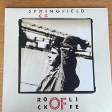 Tumnagel för auktion "Rick Springfield - Rock of life. Fint skick."