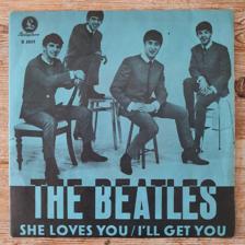 Tumnagel för auktion "THE BEATLES - She Loves You/I'll Get You, vinyl, EP, SV press."