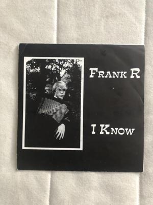 Tumnagel för auktion "7" FRANK R - I Know - Swe DIY 1986 Rare!"
