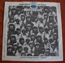 Tumnagel för auktion "BADFINGER Rock Of All Ages [7" singel] Scand, 1969 *Beatles*"