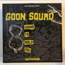 Tumnagel för auktion "Goon Squad - 8 Arms to Hold You 12” 1985 (EU-press) Arthur Baker Goonies"