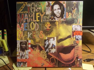 Tumnagel för auktion "Ziggy Marley And The Melody Makers – One Bright Day"
