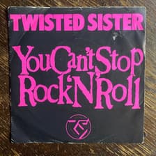 Tumnagel för auktion "TWISTED SISTER - You Cant… 1983. UK Press! 3 Track 7a. US METAL. NWOBHM. PS-7"