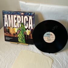 Tumnagel för auktion "Rock of America - Vinyl LP"