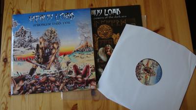 Tumnagel för auktion "Heavy Load - Stronger Than Evil - Nyutgåva Vinyl - Heavy Metal Manowar Omen"