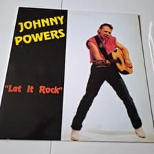 Tumnagel för auktion "Johnny Powers - Let It Rock LP ( Sunjay) Sweden Rockabilly 1990 Vårgårda"