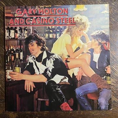 Tumnagel för auktion "GARY HOLTON & CASINO STEEL - Same 1981. BRATS. BOYS. HEAVY METAL KIDS LP"