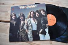 Tumnagel för auktion "Aviary LP heavy metal rock hårdrock glam 1979"