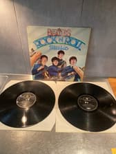 Tumnagel för auktion "The Beatles - Rock n roll music - LP - 1976 2*LP"