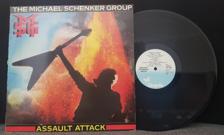 Tumnagel för auktion "The Michael Schenker Group – Assault Attack RARE Hard Rock LP 1982 Desert Song"